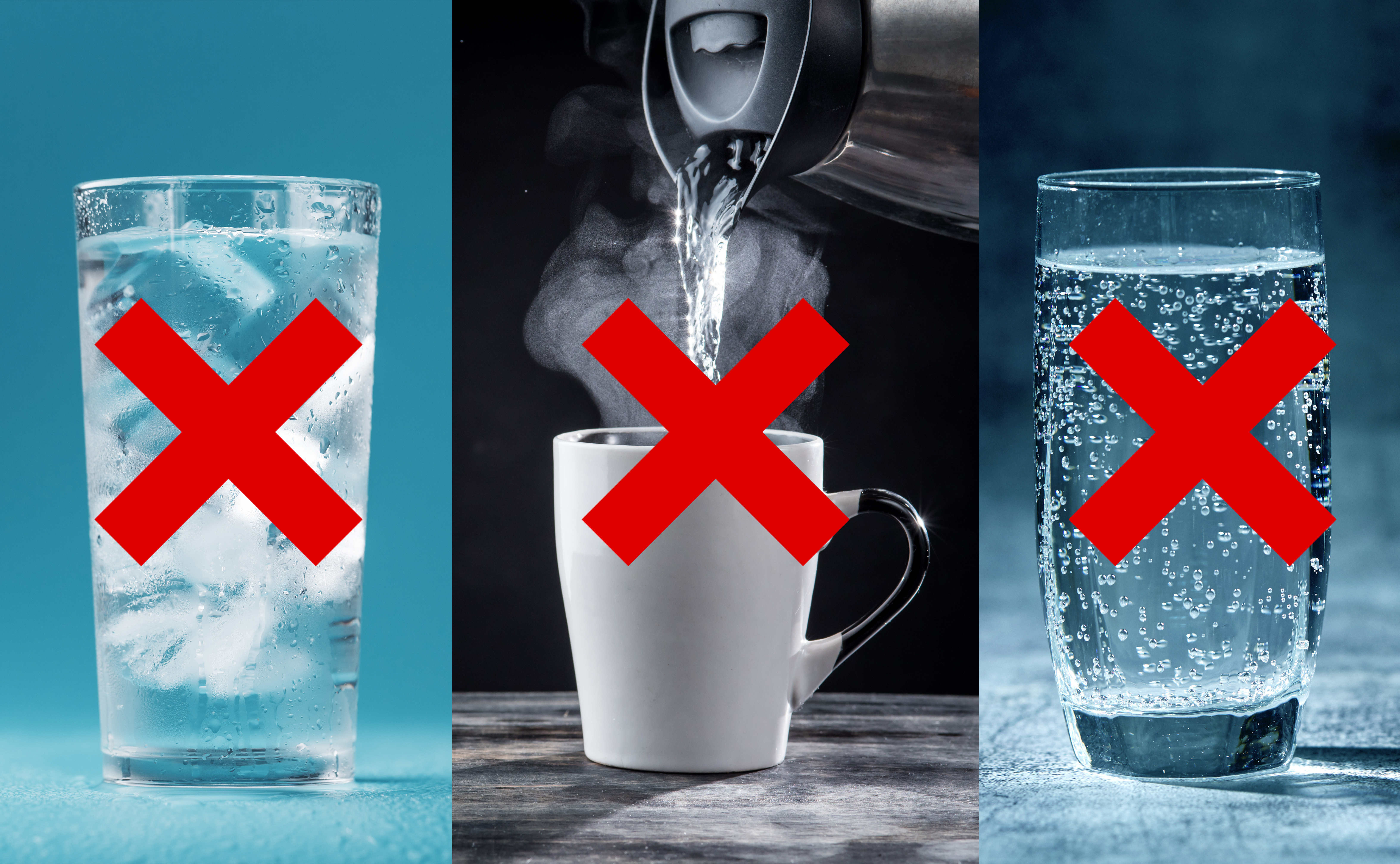 No Ice Hot or Sparkling